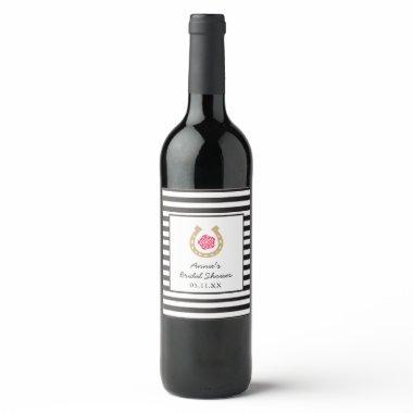 Derby  Wine Sparkling Wine Bottle Lab Wine Label