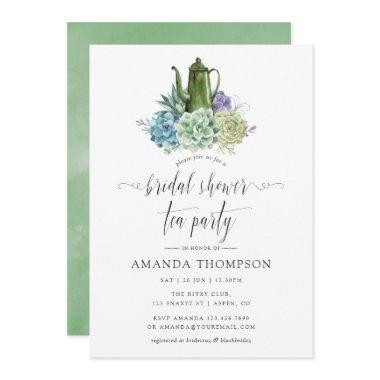 Desert Cactus Succulents  Tea Party
