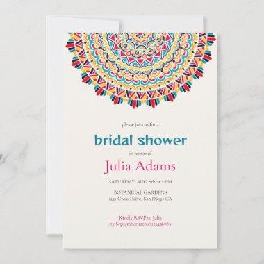 Desire Mandala Bridal Shower Invitations