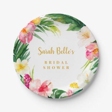 Dessert Plate, Tropical  Paper Plates