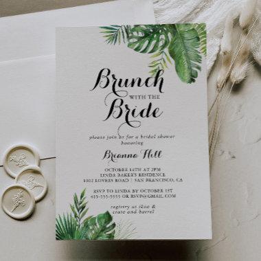 Destination Tropical Brunch with the Bride Shower Invitations