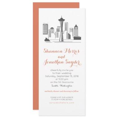 Destination Wedding Seattle Skyline
