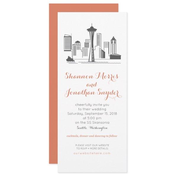 Destination Wedding Seattle Skyline