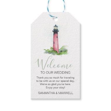 Destination Wedding Welcome Watercolor Gift Tags