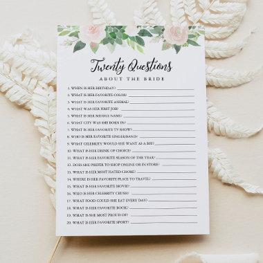 DEVON Twenty Questions About the Bride Game