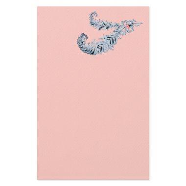 DIAMOND FEATHERS ,pink ,black and white felt paper