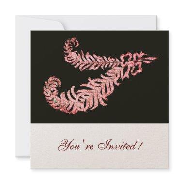 DIAMOND FEATHERS ,Pink Champagne Metallic