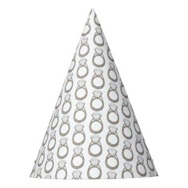 Diamond Ring  Bachelorette Party Party Hat