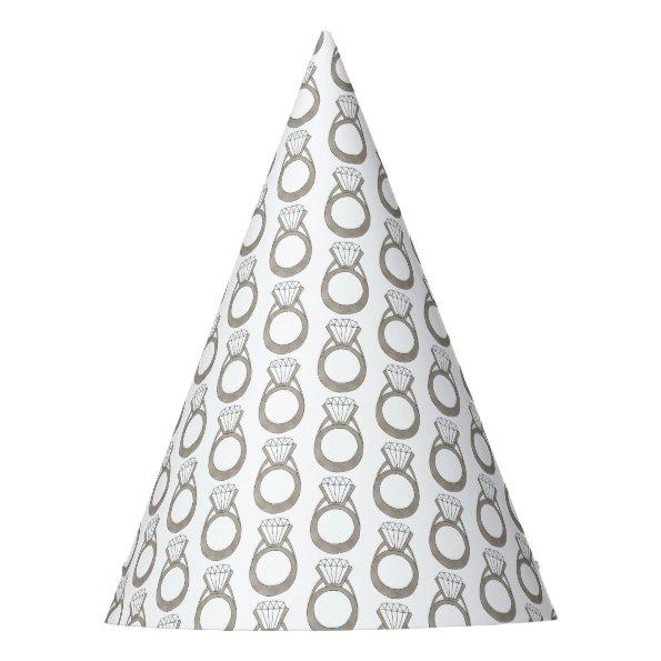 Diamond Ring  Bachelorette Party Party Hat