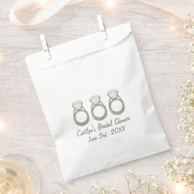 Diamond Ring  Wedding Engagement Favor Bag