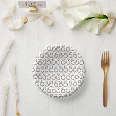 Diamond Ring Wedding Engagement  Paper Bowls