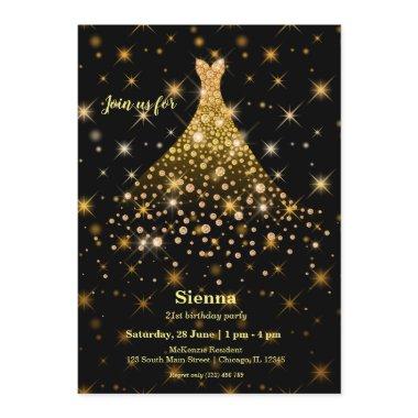 Diamond sparkling gown