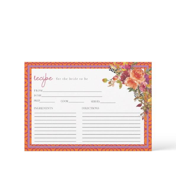 Digital Download Fuchsia Floral Recipe
