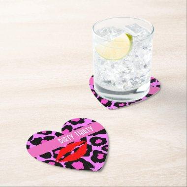 Dirty 30 Dirty Girl 30th Birthday Party Paper Coaster