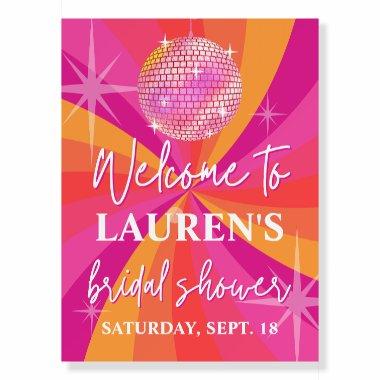 Disco  Welcome Sign Disco Shower