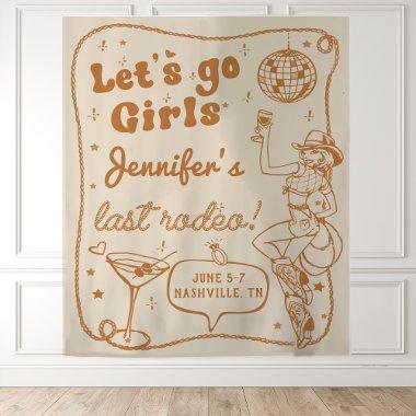 Disco Cowgirl Rodeo Bachelorette Weekend Tapestry