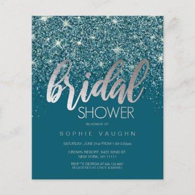 Discount Glamorous Bridal Shower Invitations
