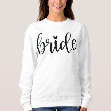 Disney's Minnie Mouse Bride Script Sweatshirt