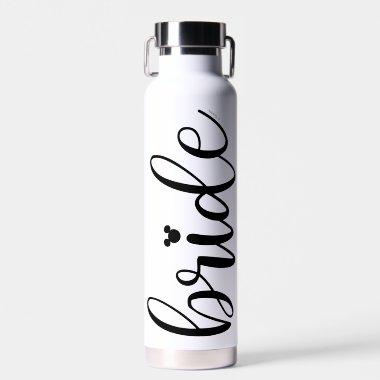 Disney's Minnie Mouse Bride Script Water Bottle