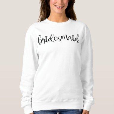 Disney's Minnie Mouse Bridesmaid Script Sweatshirt