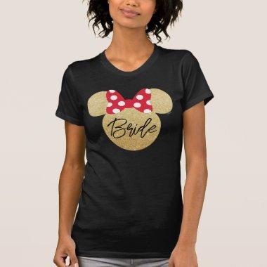Disney's Minnie Mouse Gold and Red Bride T-Shirt