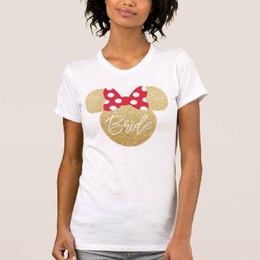 Disney's Minnie Mouse Gold and Red Bride T-Shirt