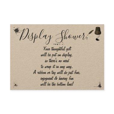 Display Bridal Wedding Shower Pen & Inkwell Enclo Enclosure Invitations