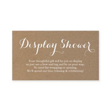Display Shower Enclosure  Insert | Rustic