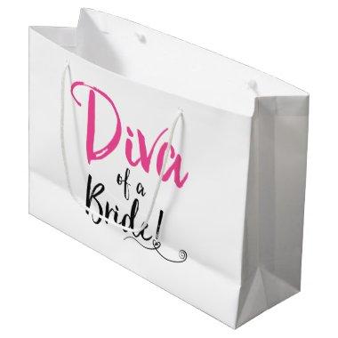 "Diva of a Bride!" Large Gift Bag