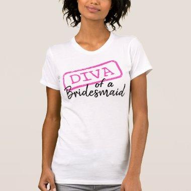 DIVA of a Bridesmaid T-Shirt
