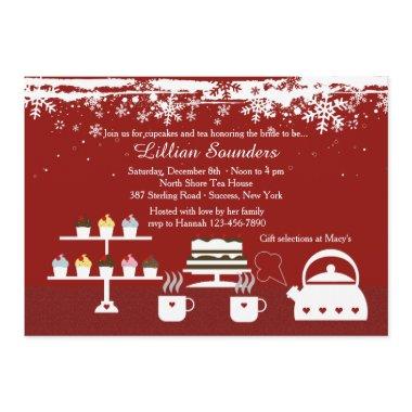 Divine Desserts Winter-Theme Invitations