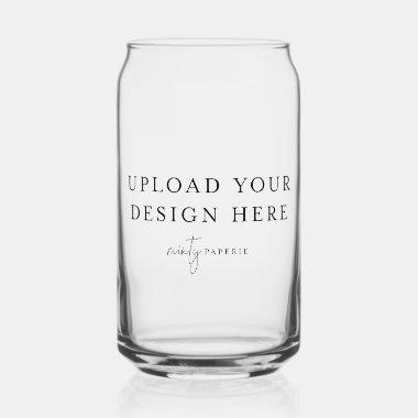 DIY Upload Your Own Printed Can Glass