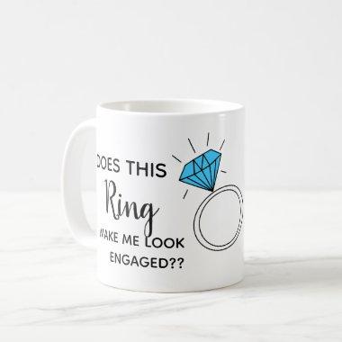 does this ring make me look engaged coffee mug