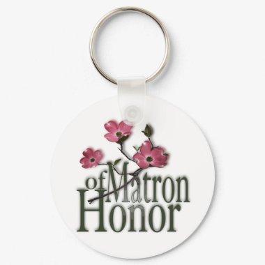Dogwood/ Matron of Honor Keychain