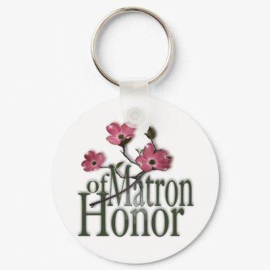 Dogwood/ Matron of Honor Keychain