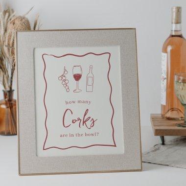 Dolce Vita  "How Many Corks" Sign