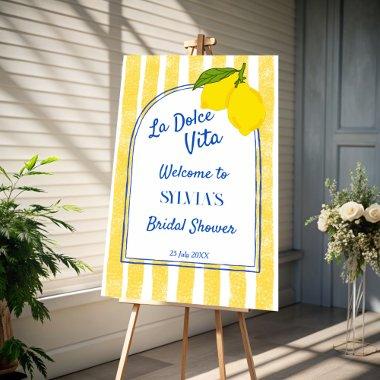 Dolce vita Lemons Italian  welcome Foam Board