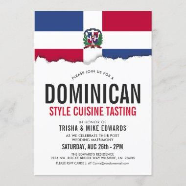 Dominican Themed Cuisine | Party Flag Invite