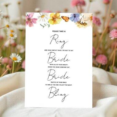 Don't Say Bride Wildflower  Game
