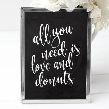 Donut bar 8x10 chalboarboard wedding sign