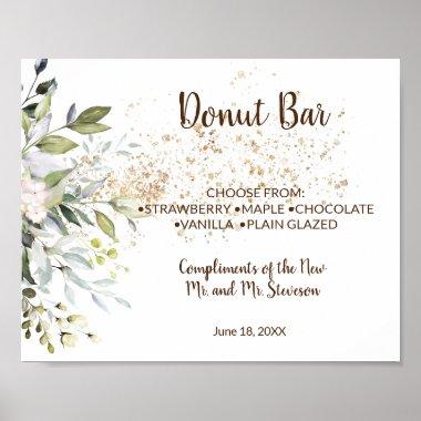 Donut Bar Sweets Table Wedding Herbal Sign