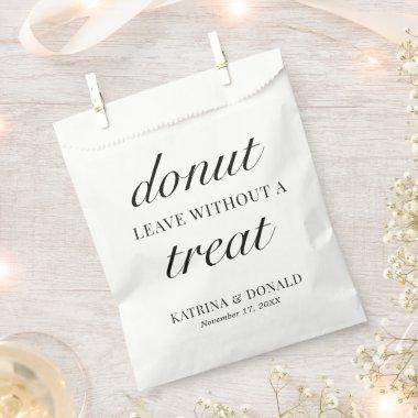 Donut Leave Without A Treat | Wedding Favor Bag