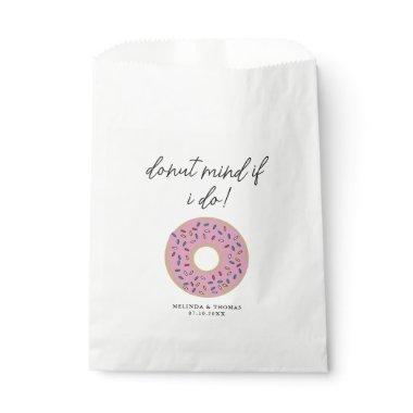 Donut Mind If I Do Funny Wedding Favor Bag