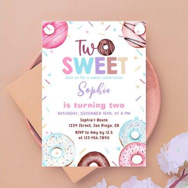 Donut Two Sweet 2nd Birthday Party