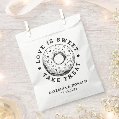 Donut Wedding Favor Bag