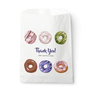 Donuts and Diapers Baby Shower Favor Bag