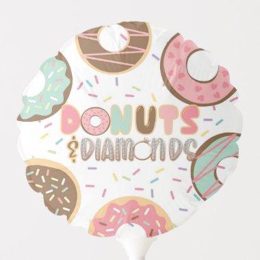 Donuts & Diamonds Bridal Shower Balloon