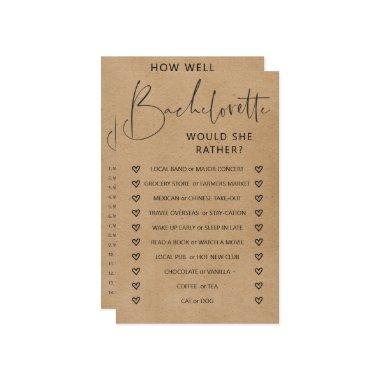 Double Sided Bachelorette Party Game