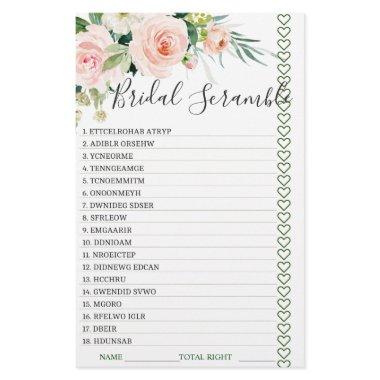 DOUBLE SIDED Blush Pink Flowers  Game