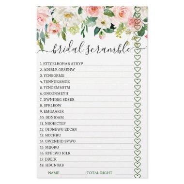 DOUBLE SIDED Blush Pink Flowers  Game